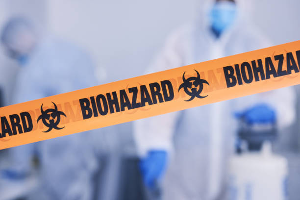 Professional Biohazard Cleanup technician working in Butler, OH